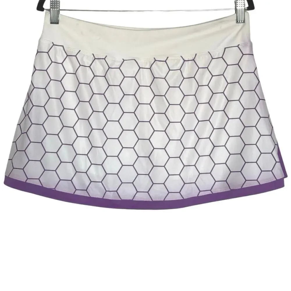 NWT Nike Dri-FIT Advantage Women's Printed Tennis Skort Skirt Size L